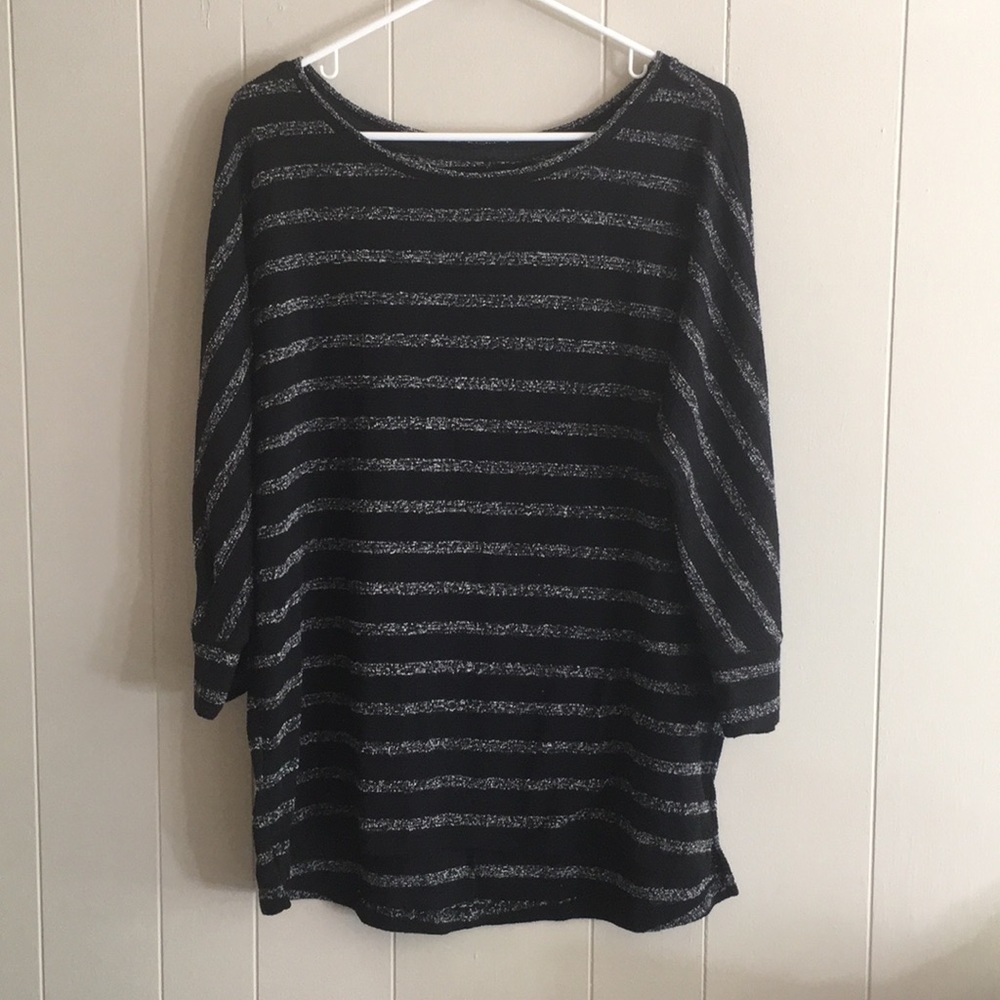 Lou & Grey Striped Sweater Size M
